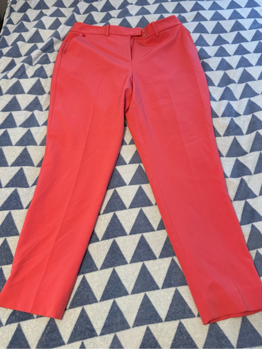 Elie Tahari Coral Hook-Closure Pants